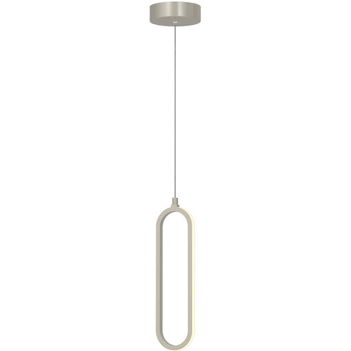 Sienna LED 3.5 inch Painted Nickel Pendant Ceiling Light