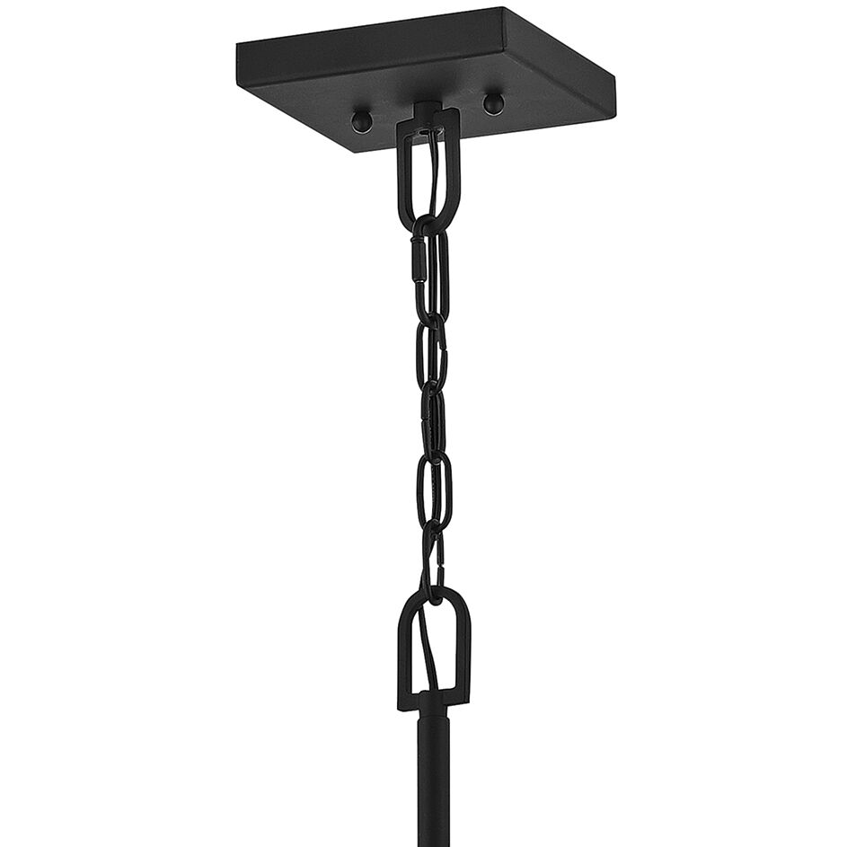 Open Air Max LED 17 inch Black Outdoor Hanging Lantern