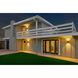 Outdoor Cylinder LED Wall Sconce Wall Light in Silver