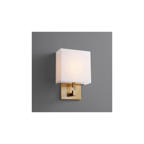 CHAMELEON LED 8 inch Aged Brass Sconce Wall Light