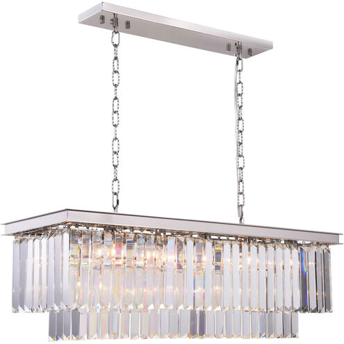 Sydney 12 Light 40 inch Polished Nickel Chandelier Ceiling Light, Urban Classic