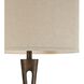 Martcliff 65 inch 150 watt Burnished Bronze Floor Lamp Portable Light in Incandescent, 3-Way