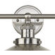 English Pub Vanity Light Wall Light in Brushed Nickel, Satin Nickel