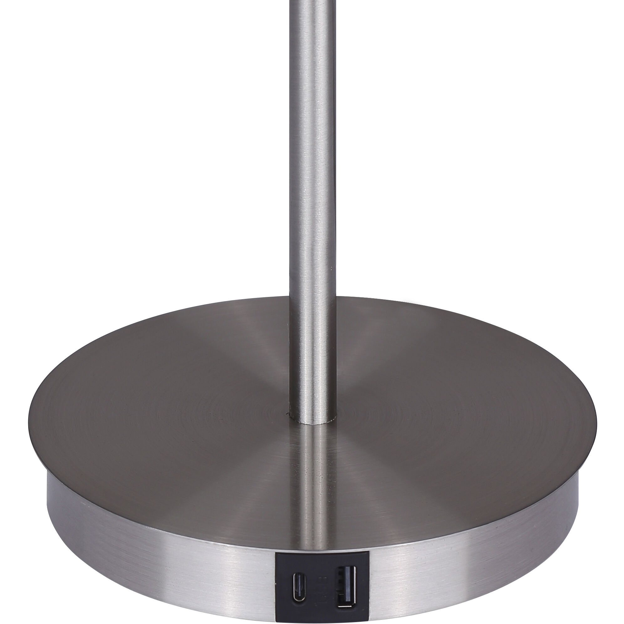 Jessa 14 inch 16.00 watt Brushed Nickel Table Lamp Portable Light in Teal Metal