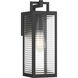 Edgewood 1 Light 16 inch Dark Matte Black Outdoor Wall Sconce