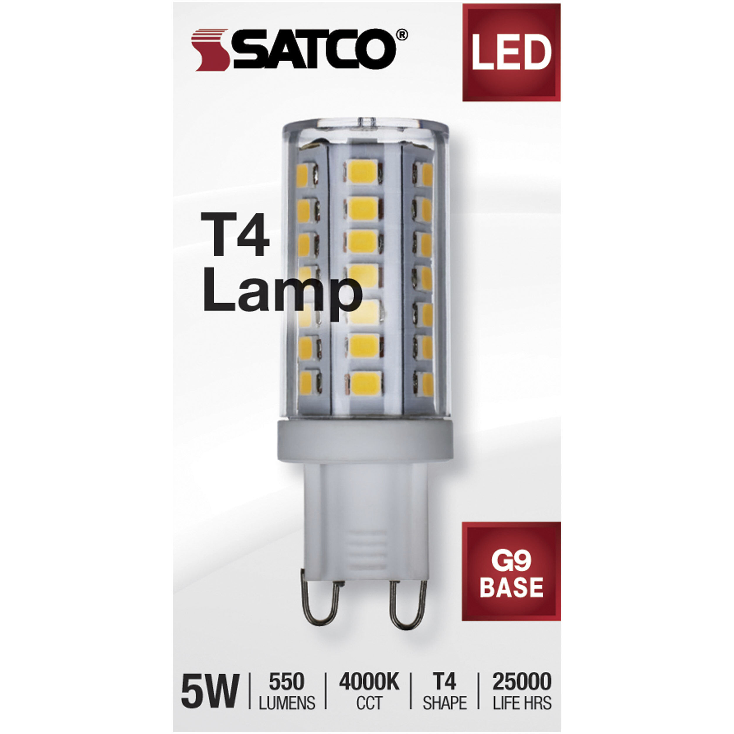 Lumos LED JCD LED G9 Double Loop 5 watt 4000K Mini and Pin-Based LED