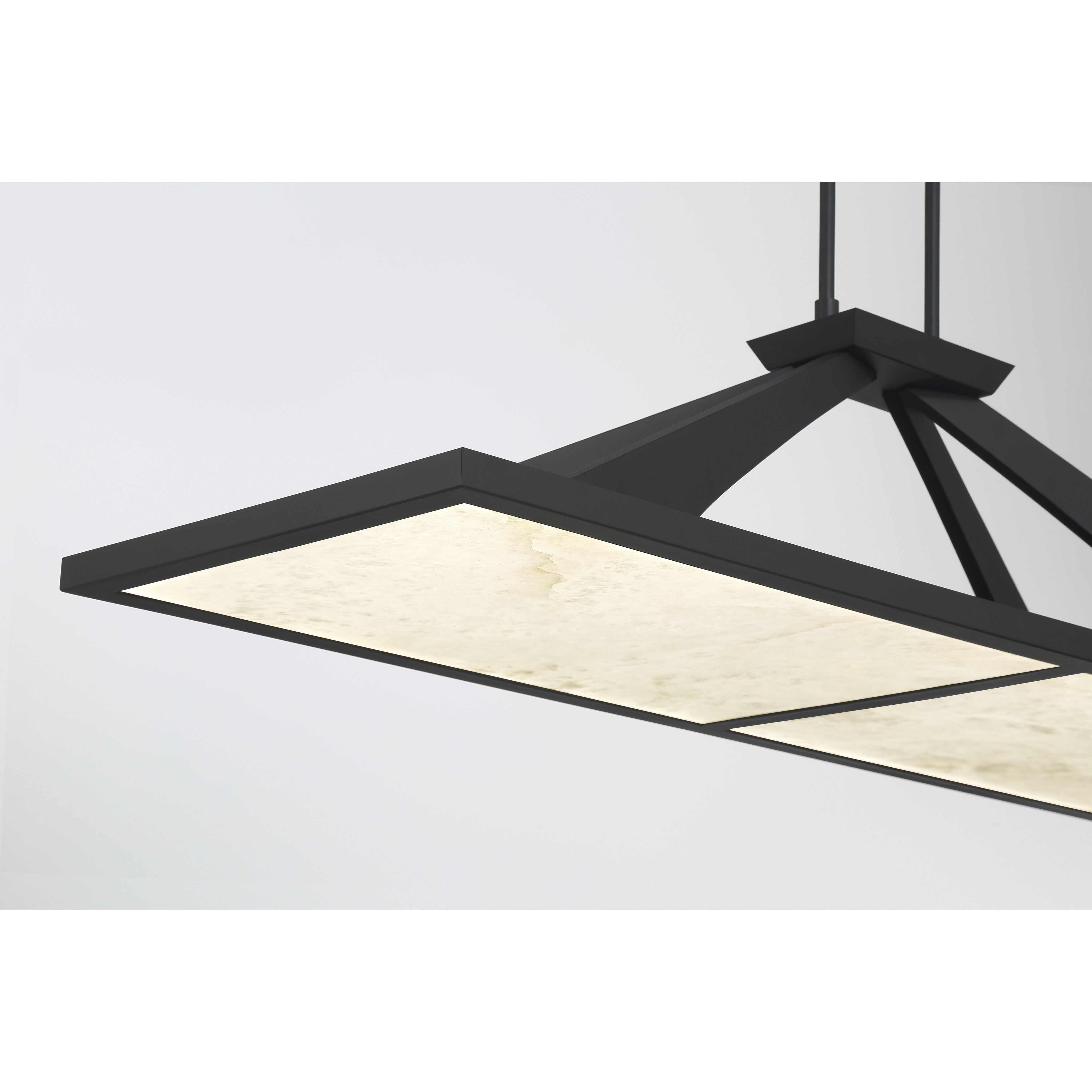 Stiles LED 48 inch Sand Coal Island Chandelier Ceiling Light