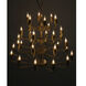 Montoro 32 Light 18.5 inch Antique Brass Chandelier Ceiling Light