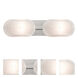 Cabo 2 Light 22 inch Satin Nickel Vanity Lighting Wall Light in Incandescent