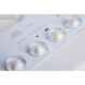 ColorQuick LED 13.98 inch White Flush Mount Ceiling Light