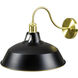 Ammi 1 Light 14 inch Black Wall Sconce Wall Light