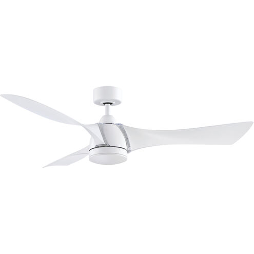 Klear 56 inch Matte White Indoor/Outdoor Ceiling Fan
