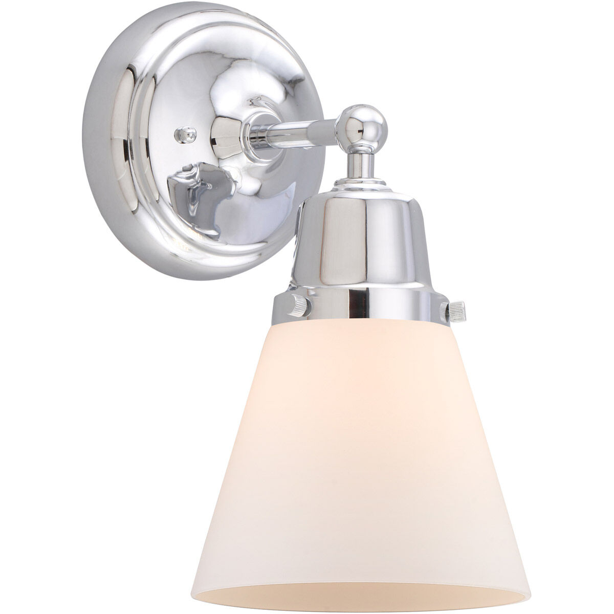 Aditi Small Cone 1 Light 6.25 inch Polished Chrome Sconce Wall Light Aditi