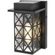 Wildey 1 Light 8.5 inch Black Outdoor Wall Sconce