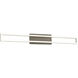 Zola LED 35 inch Satin Nickel Vanity Light Wall Light