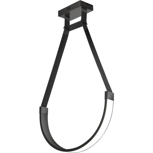 Regan LED 24 inch Matte Black Pendant Ceiling Light