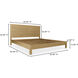 Povera Natural Bed, Queen