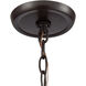 Venice 3 Light 23 inch Oil Rubbed Bronze Chandelier Ceiling Light