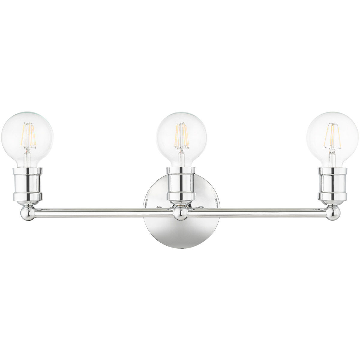Lansdale 3 Light 20 inch Polished Chrome Vanity Sconce Wall Light