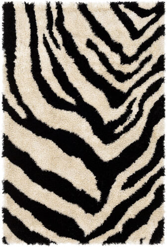 Gibraltar 36 X 24 inch Black Rug in 2 x 3, Rectangle