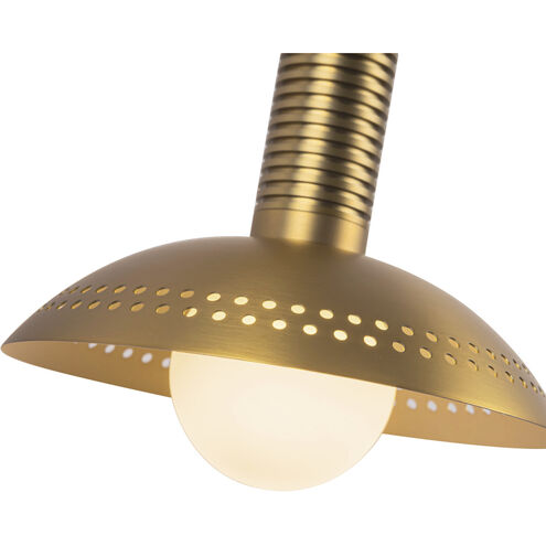Alora Mood Arden LED 6 inch Brushed Gold Bath Vanity Light Wall Light