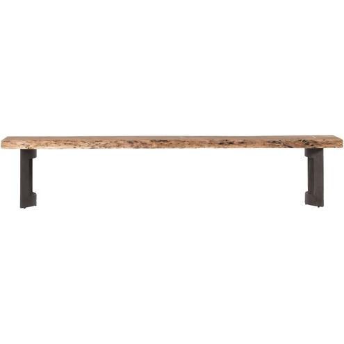 Bent Brown Bench, Large