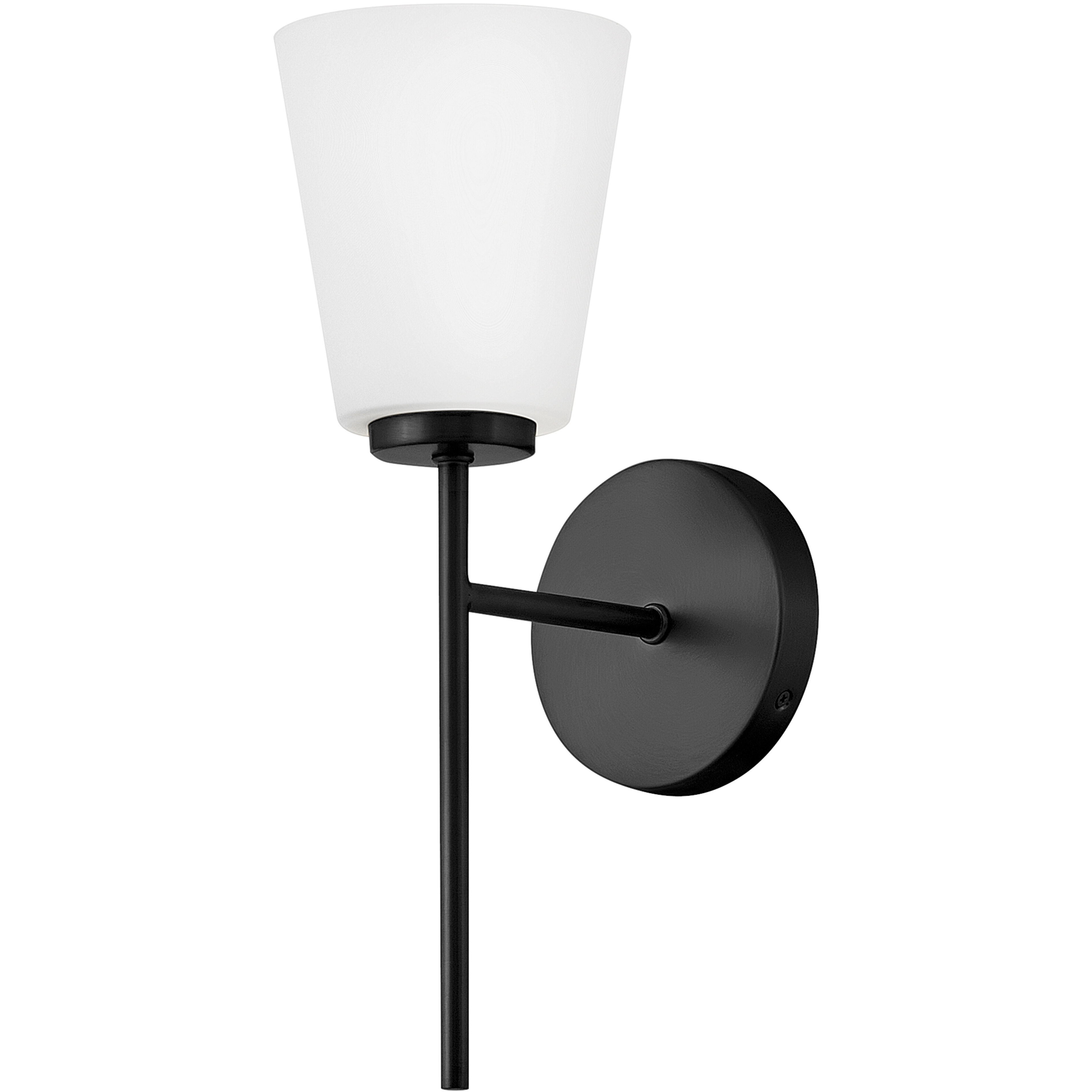 Bri 1 Light 8.25 inch Black Bath Light Wall Light