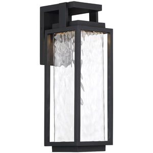 Two If By Sea LED 18 inch Black Outdoor Wall Light in 18in.
