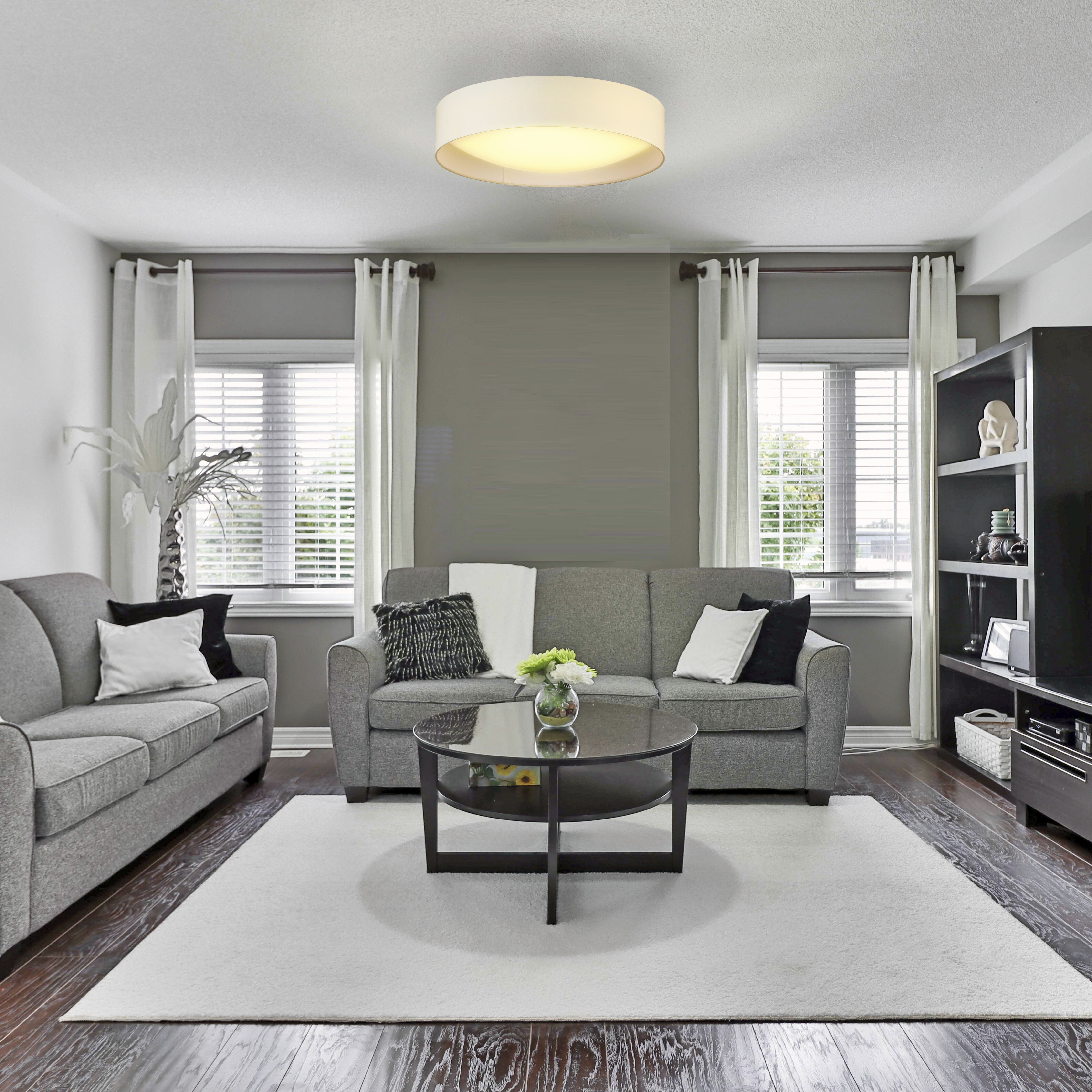 Orme LED 19.88 inch White Flush Mount Ceiling Light