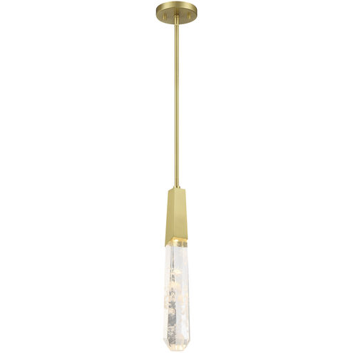 Drifting Droplets LED Vintage Brass Mini Pendant Ceiling Light