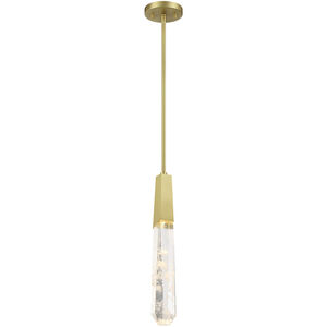 Drifting Droplets LED Vintage Brass Mini Pendant Ceiling Light
