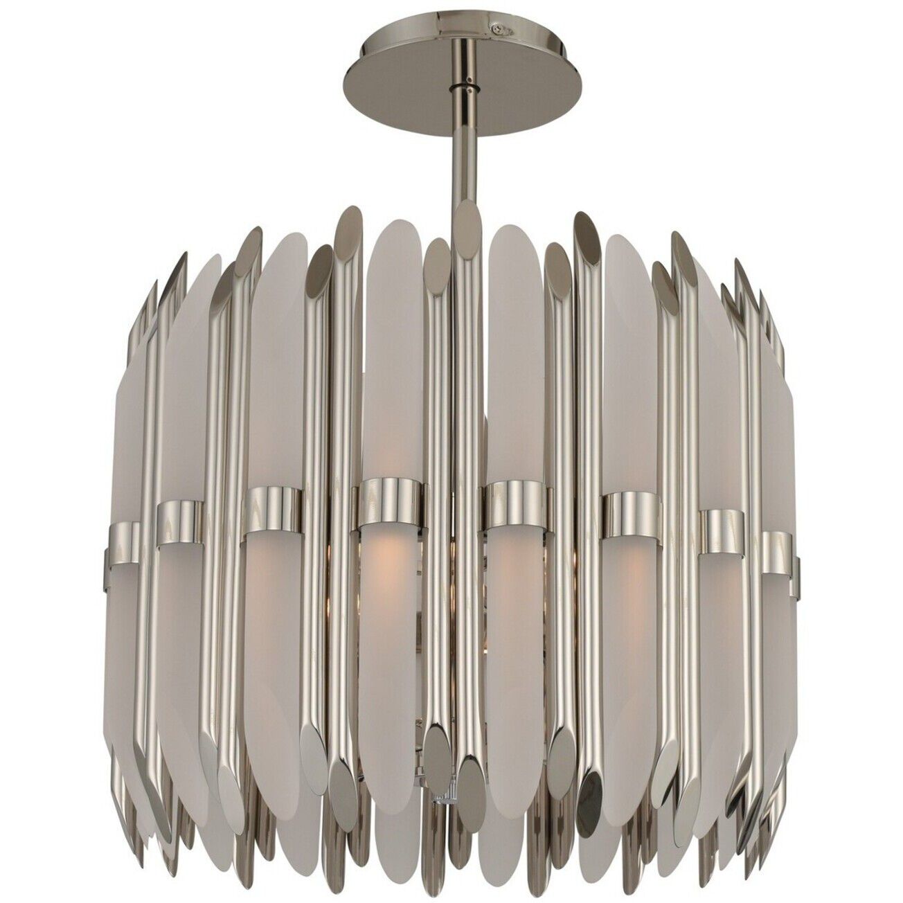 Massina 3 Light 17 inch Polished Nickel Pendant Ceiling Light