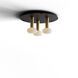 Combi LED 18 inch Brass Pendant Ceiling Light, Suspension / Flush Mount 2-in-1