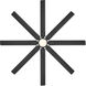 Renegade 66 inch Matte Black Downrod Ceiling Fan in 2700K