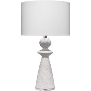 Guardian 27 inch 150.00 watt White Speckled Terrazzo Table Lamp Portable Light