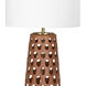 Kelvin 27.5 inch 150.00 watt Terra Cotta Table Lamp Portable Light