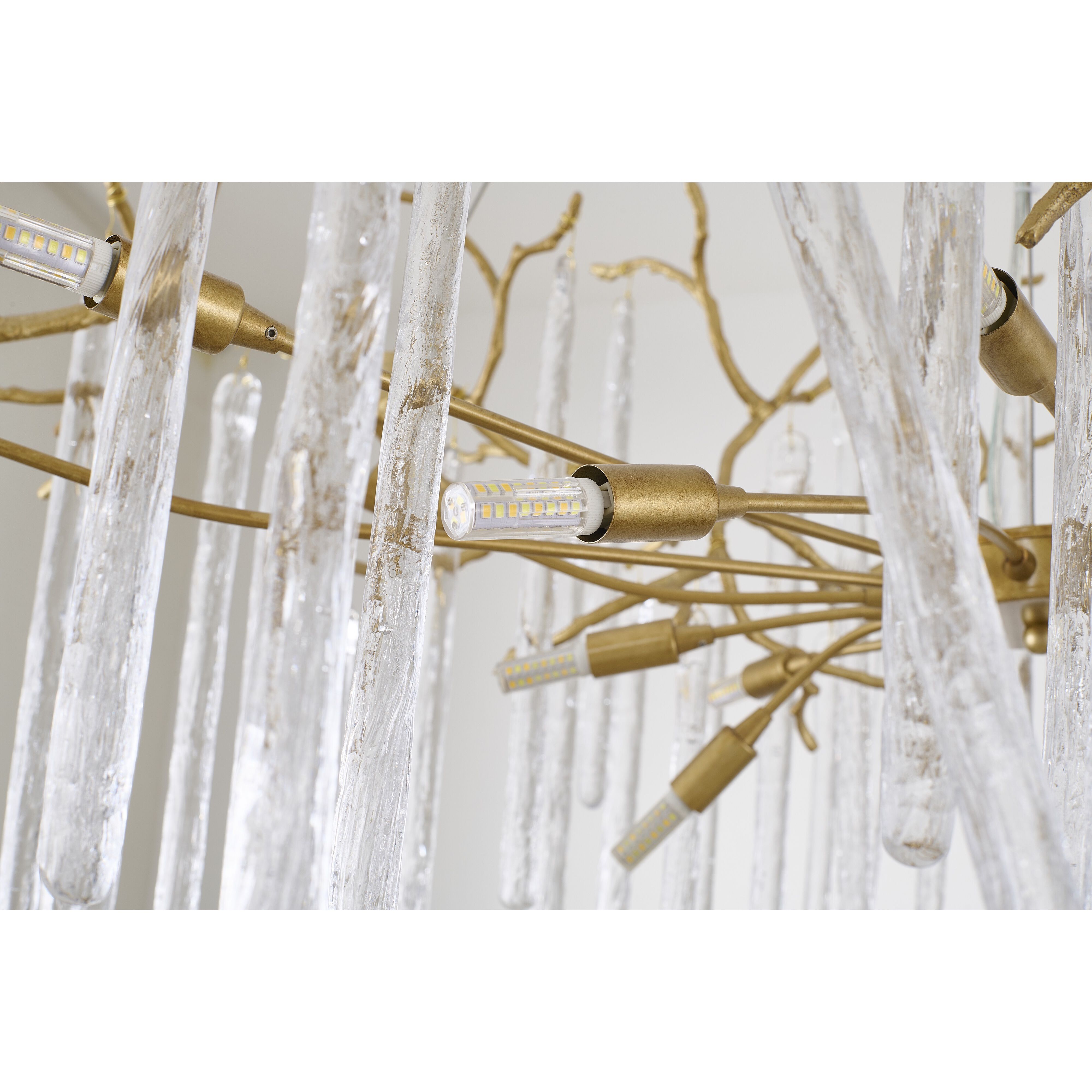 CC Series 16 Light 63 inch Brass Chandelier Ceiling Light