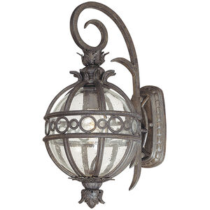 Campanile 1 Light 8 inch French Iron Wall Sconce Wall Light