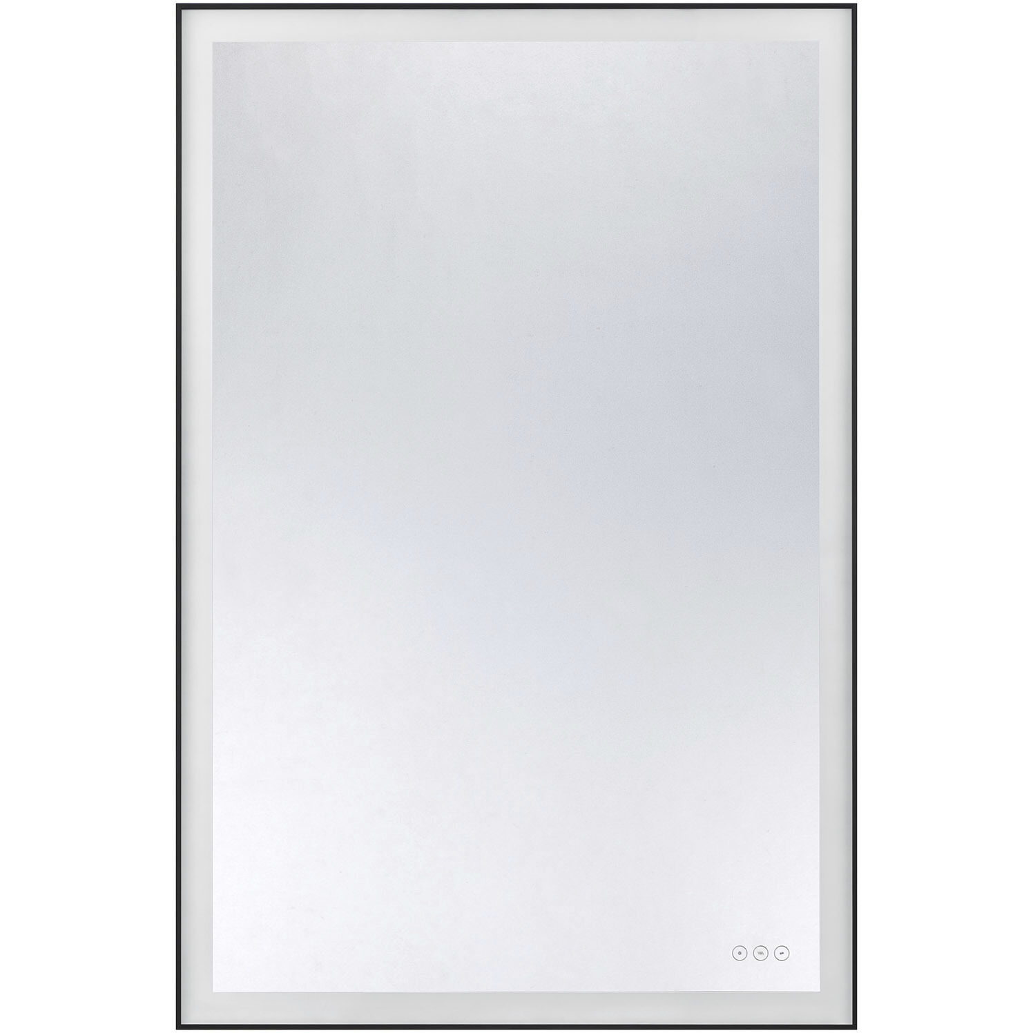 Paulding 48 X 32 inch Black Mirror, Frontlit