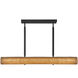 Alora Mood Maris Linear Pendant Ceiling Light in Matte Black