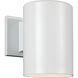Outdoor Cylinders 1 Light 7.25 inch White Outdoor Wall Lantern