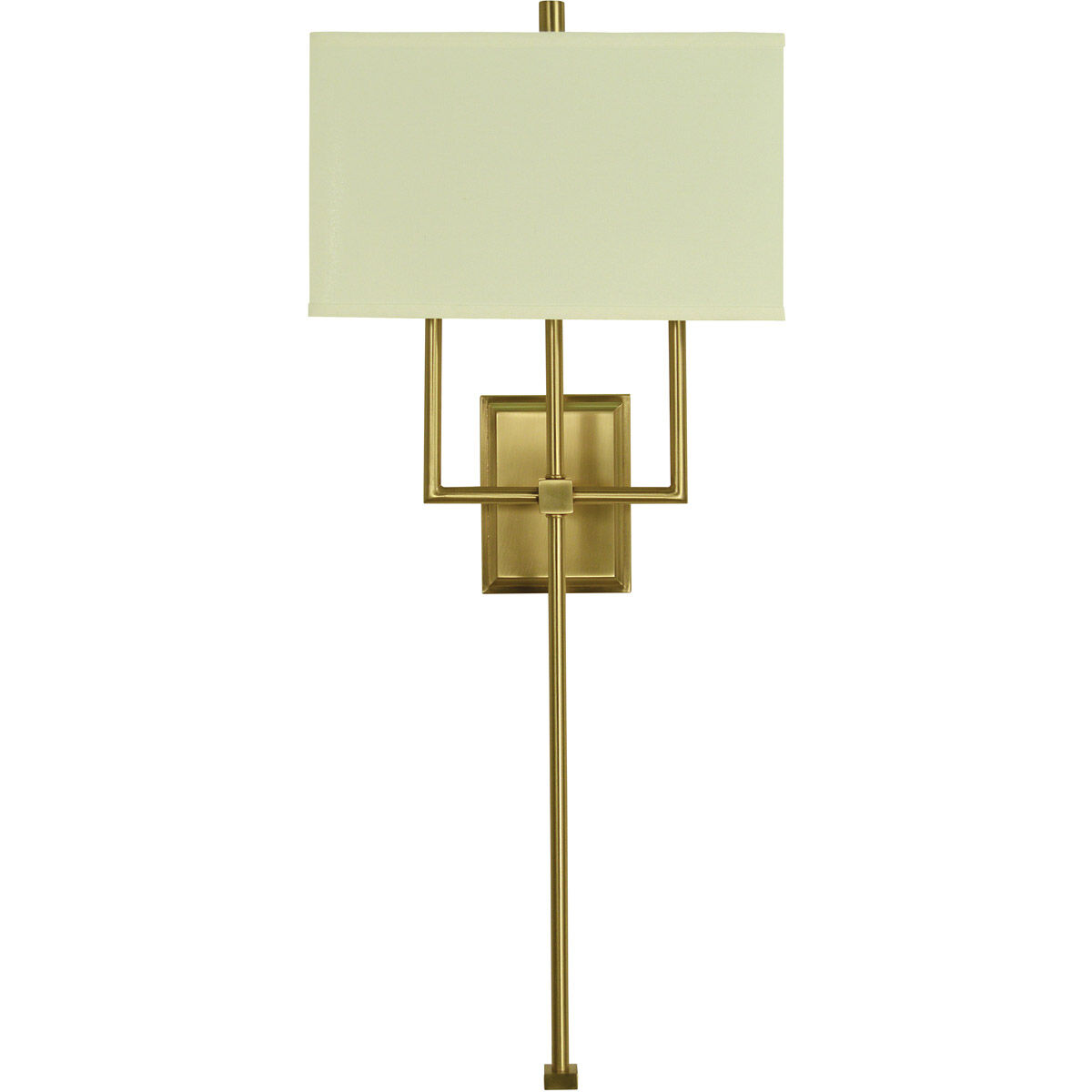 Sconces 2 Light 13 inch Brushed Brass Sconce Wall Light