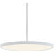 Edge Round LED 20 inch White Pendant Ceiling Light