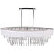 Franca 8 Light 38 inch Chrome Island/Pool Table Light Ceiling Light in Off White