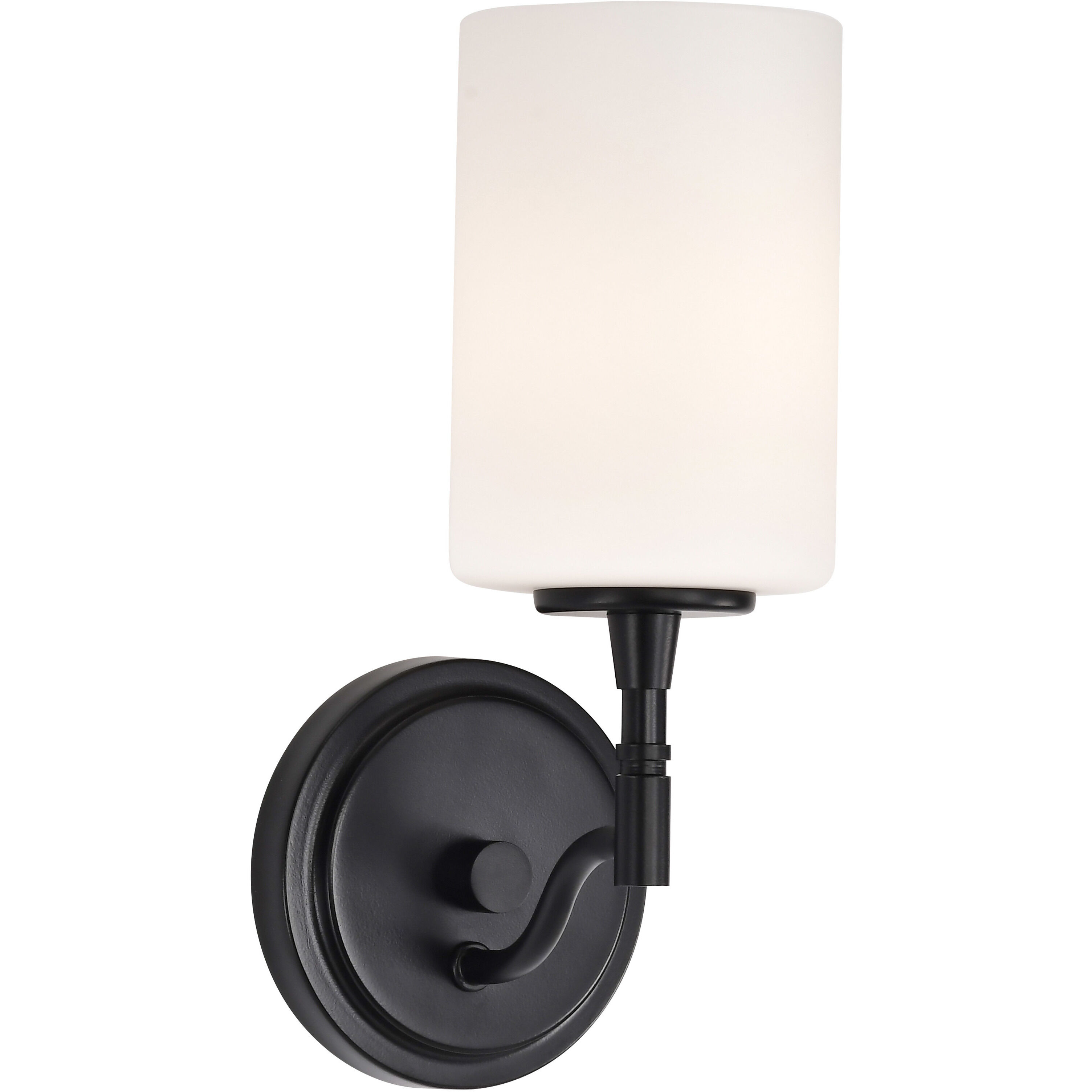 Liam 4.75 inch Matte Black Vanity Wall Light
