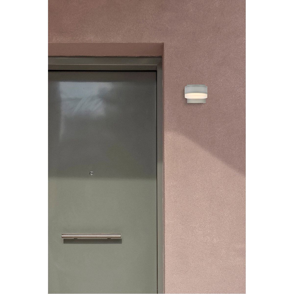 Raine Outdoor Wall Light in Silver