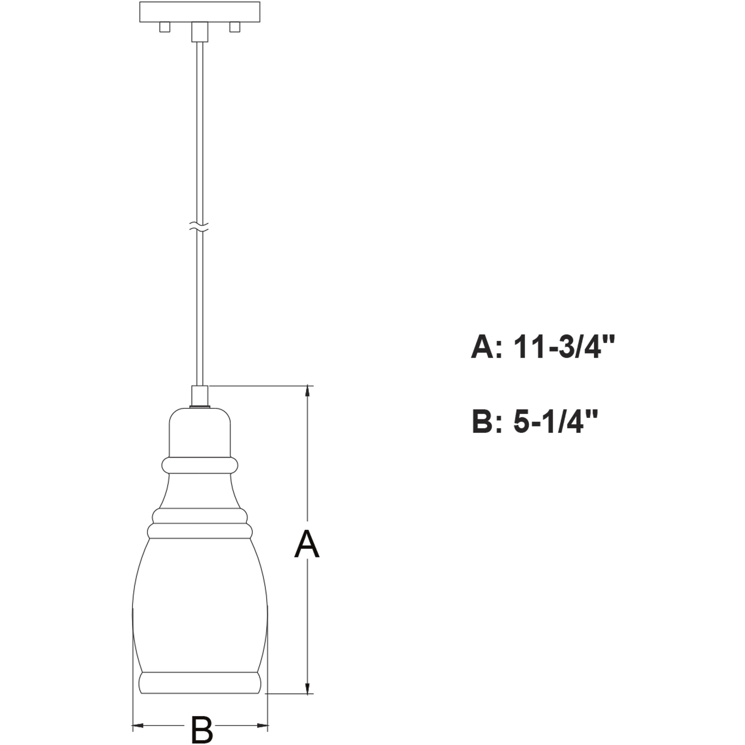 Millie LED 5.25 inch Matte Black Mini Pendant Ceiling Light