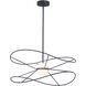 Svetlana LED 24 inch Matte Black Pendant Ceiling Light