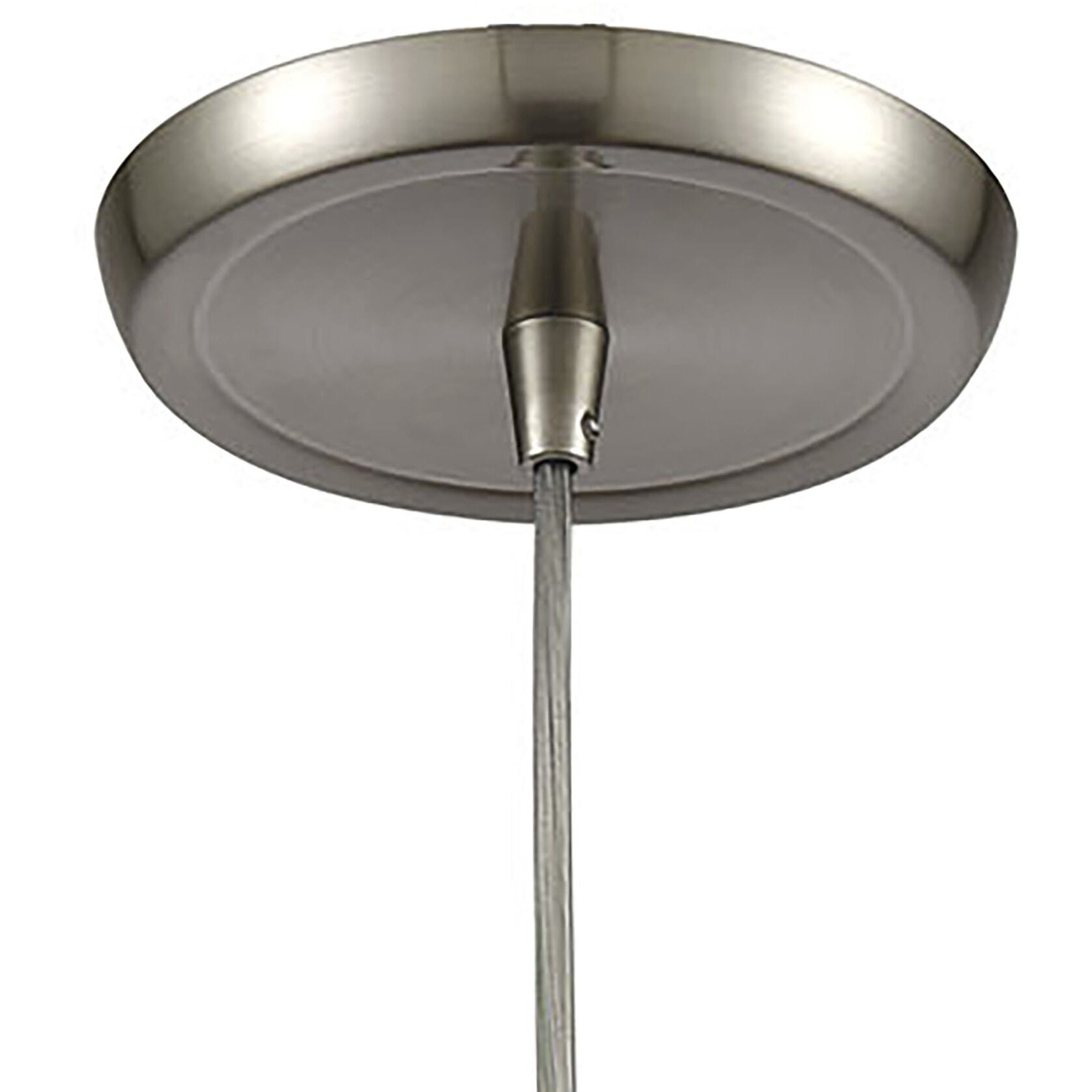 Capri 1 Light 6 inch Satin Nickel Pendant Ceiling Light