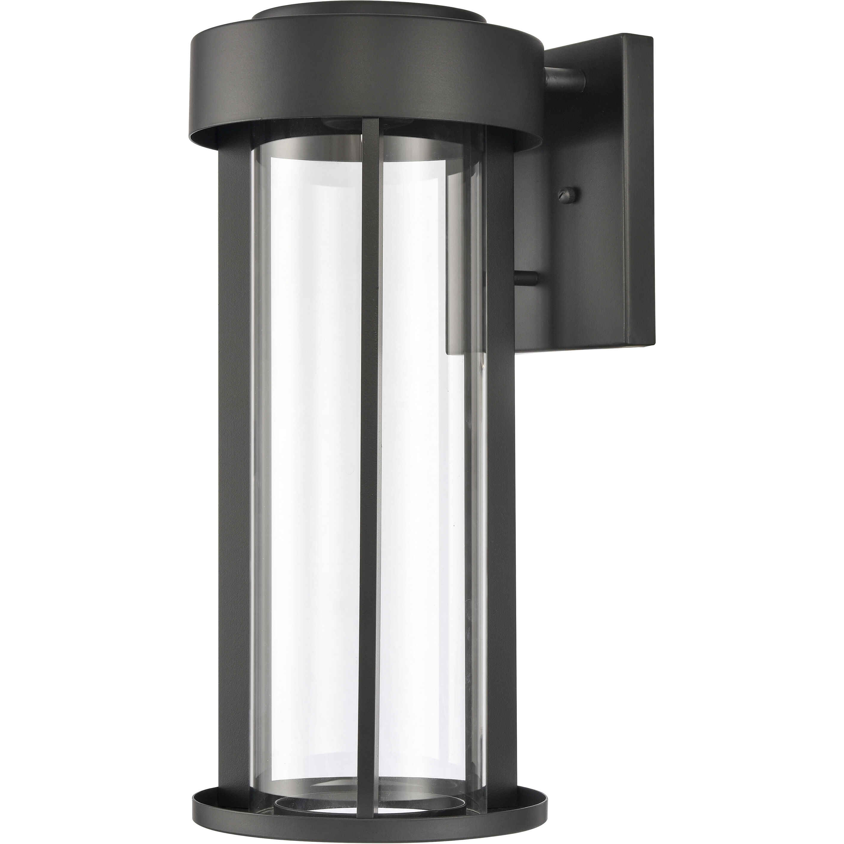 Brillis LED 16 inch Matte Black Outdoor Wall Sconce
